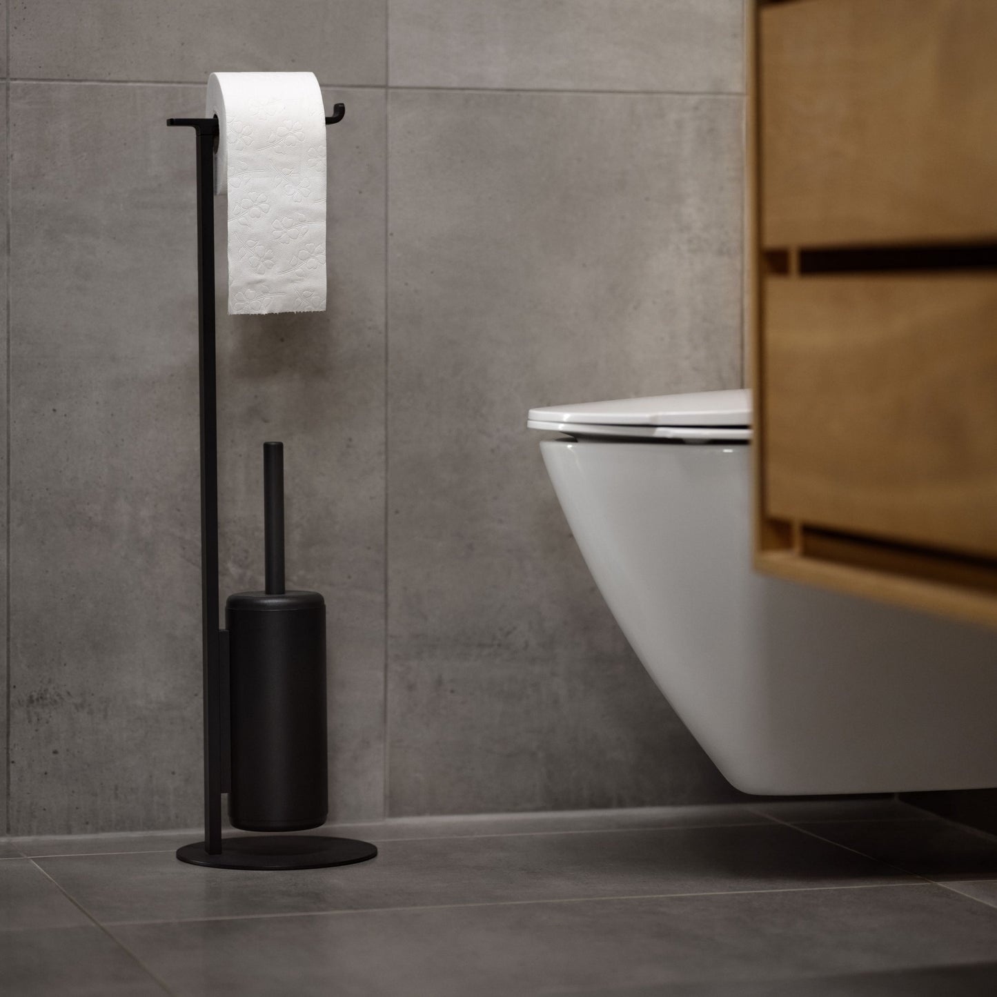 RIM Toilet Butler with Toilet Brush