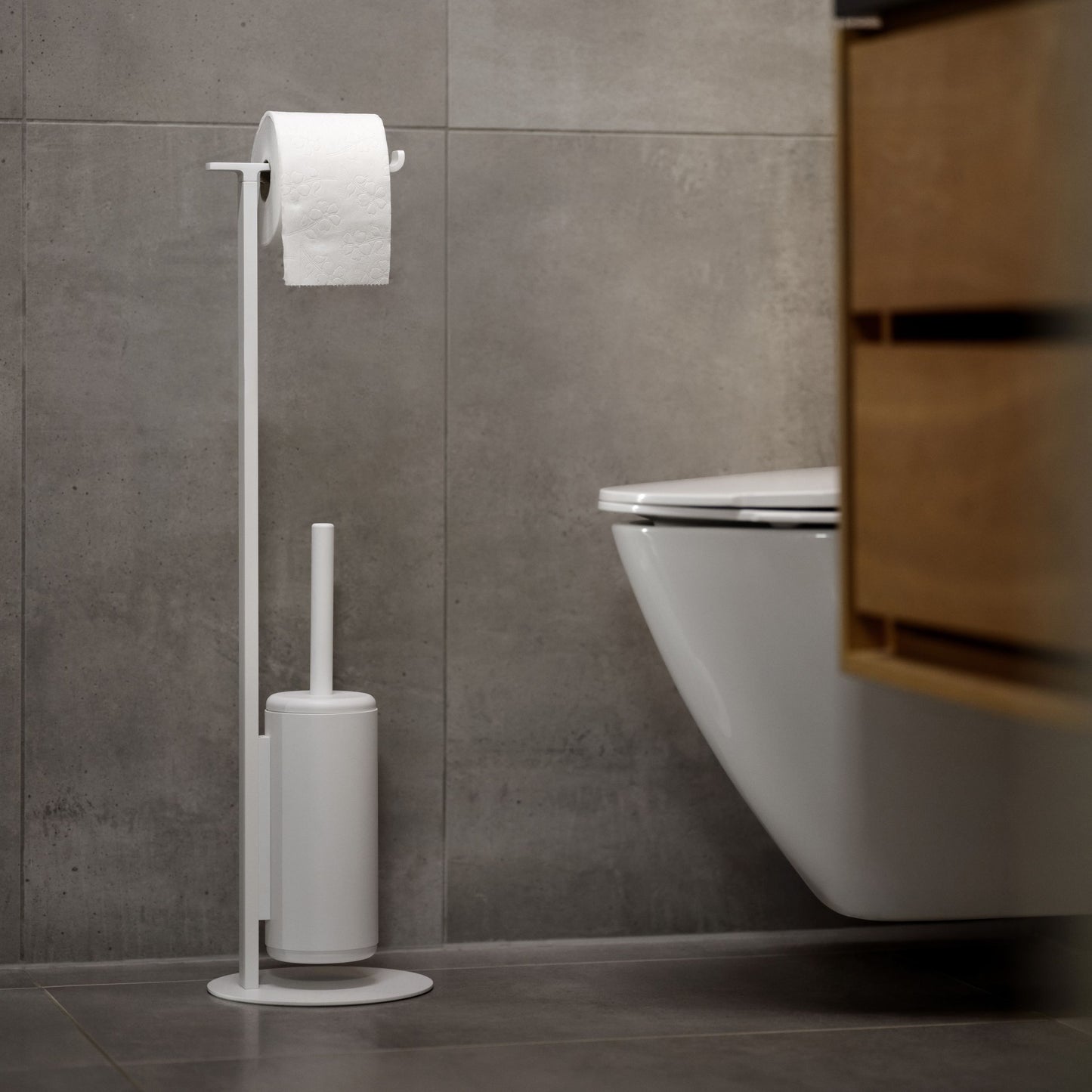 RIM Toilet Butler with Toilet Brush
