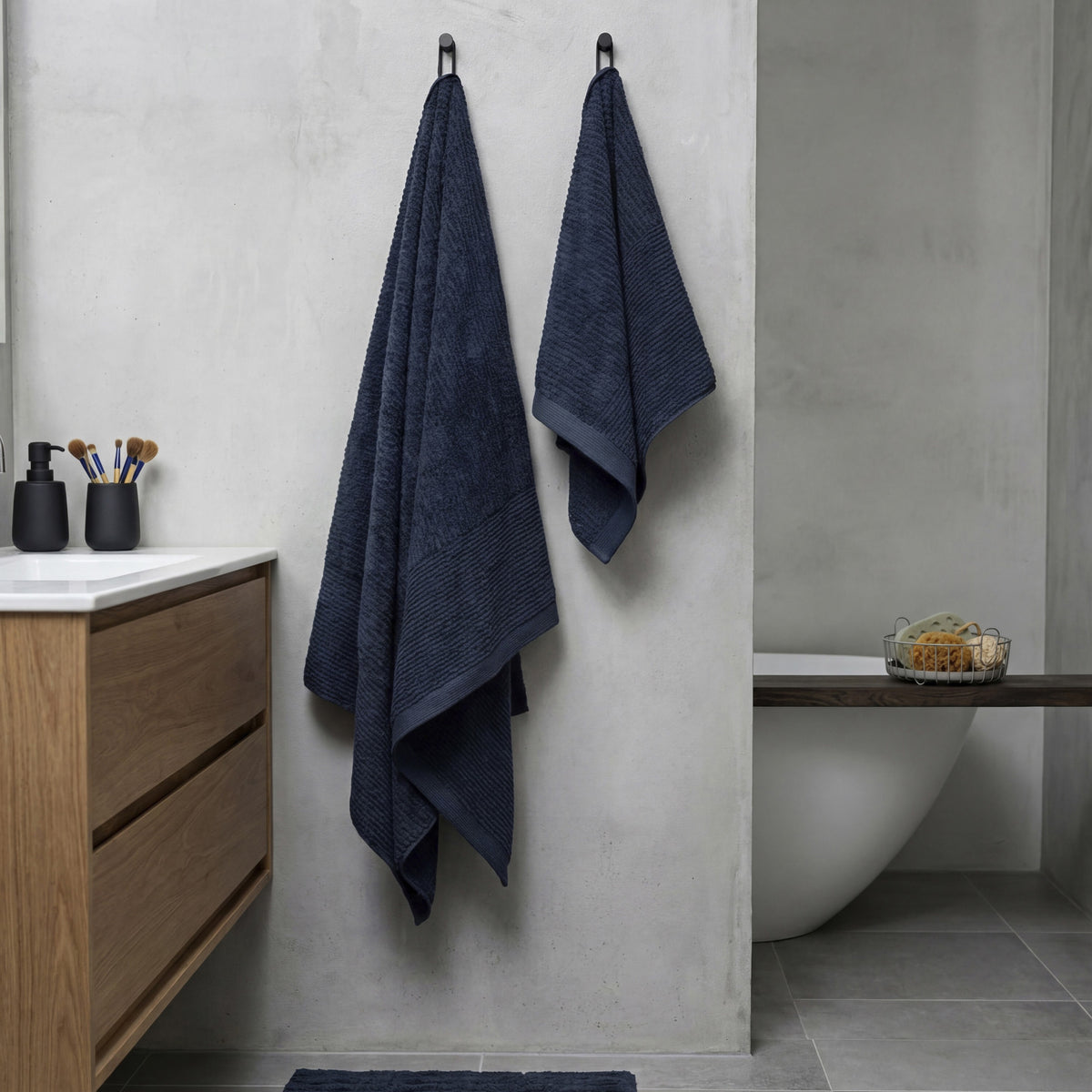 Classic Towel & Bathmat Set